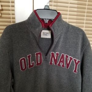 Old Navy Boys 1/4 Zip Fleece  Pullover